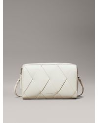 Calvin Klein - Woven Crossbody Camera Bag - Lyst