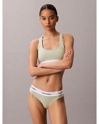 Calvin Klein - Unlined Bralette Icon Cotton Modal - Lyst