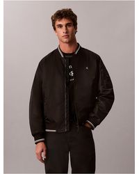 Calvin Klein - Calvin Klein Nylon Tipped Bomber Jacket - Lyst