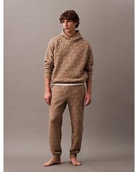 Calvin Klein - Gesteppte Lounge-Jogginghose Mit Logo - Lyst