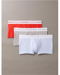 Calvin Klein - 3 Pack Low Rise Trunks - Lyst