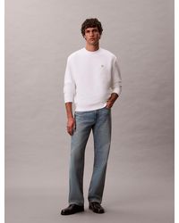 Calvin Klein - Terry Monologo Sweatshirt - Lyst