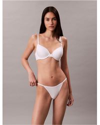 Calvin Klein - Ideal Cotton String Bikini - Lyst
