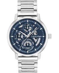 Calvin Klein - Multifunction Exposed Dial Link Bracelet Watch - Lyst