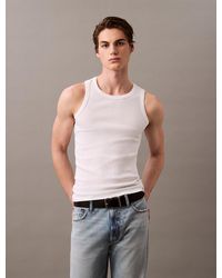 Calvin Klein - Cotton Stretch Lounge Tank Top - Lyst