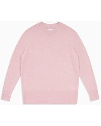Calvin Klein Trui Van Zuiver Kasjmier - Roze