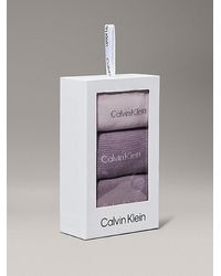 Calvin Klein - Cadeauset 3 Pack Metallic Crew Sokken - Lyst