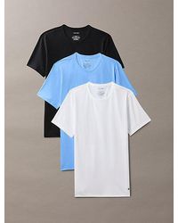 Calvin Klein - 3 Pack Slim T-Shirts - Lyst