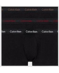 Calvin Klein - 3er-Pack Hüft-Shorts - Cotton Stretch - Lyst