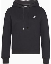 calvin klein leopard infill hoodie