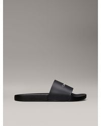 Calvin Klein - Claquettes Avec Logo - Lyst