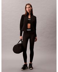 Calvin Klein - Sport Thermal Hybrid Midlayer Zip Up Jacket - Lyst
