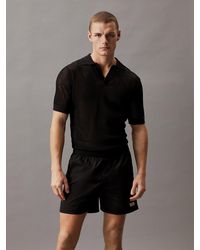 Calvin Klein - Open Knit Beach Polo Shirt - Lyst