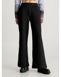 Calvin Klein - Pantalon de jogging relaxed en tissu éponge de coton - Lyst