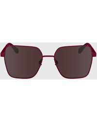 Calvin Klein - Square Sunglasses Ckj24201s - Lyst