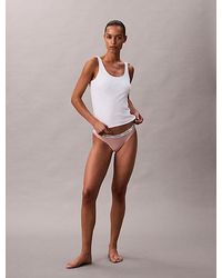 Calvin Klein - Thong Icon Logo - Lyst