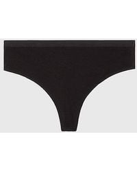 Calvin Klein - Tanga de tiro alto - Form To Body - Lyst