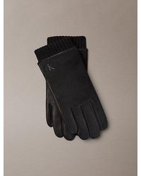 Calvin Klein - Soft Leather Touchscreen Gloves - Lyst