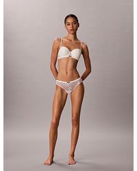 Calvin Klein - Bikini Briefs Icon Stretch Lace - Lyst