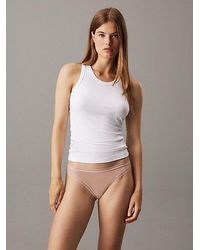 Calvin Klein - Tanga - Bottoms Up - Lyst