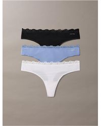 Calvin Klein - 3 Pack Thongs - Lyst