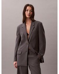 Calvin Klein - Stretch Classic Blazer - Lyst