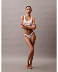 Calvin Klein - String Thong Icon Logo - Lyst