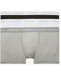 Calvin Klein - Pack de 3 b�xers de talla grande - Cotton Stretch - Lyst