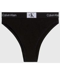 Calvin Klein - Brazilian Slip Hoge Taille - Ck96 - Lyst