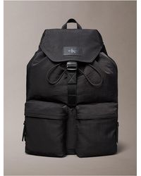 Calvin Klein - Nylon Top Flap Backpack - Lyst