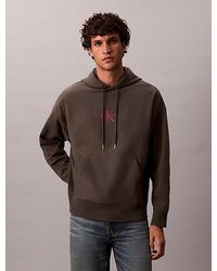 Calvin Klein - Jeans Monologo Premium Fleece Hoodie - Lyst