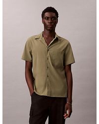 Calvin Klein - Seersucker Short Sleeve Shirt - Lyst