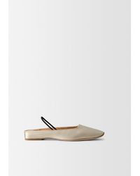 Calvin Klein - Kate Silk Satin Ballerina Flat - Lyst
