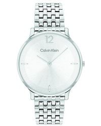 Calvin Klein - Luxe Stainless Steel Bracelet Watch - Lyst