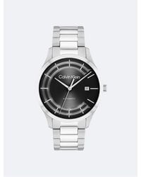Calvin Klein - Automatic H-Link Bracelet Watch - Lyst