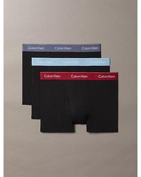 Calvin Klein - 3 Pack Relaxed Trunks Icon Cotton Stretch - Lyst