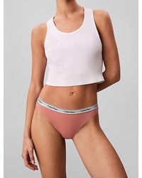 Calvin Klein - Thong Icon Logo - Lyst