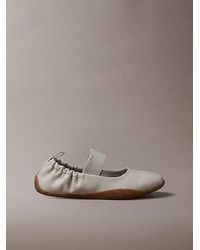 Calvin Klein - Leather Hybrid Ballet Trainers - Lyst