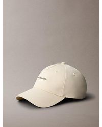 Calvin Klein - Cotton Twill Logo Cap - Lyst