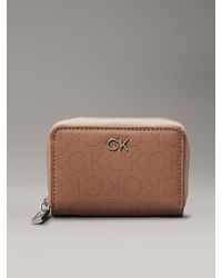 Calvin Klein - Small Rfid Zip Around Wallet - Lyst