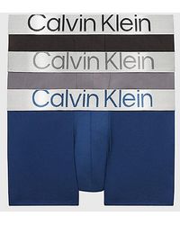 Calvin Klein - Hombre Pack de 3 Bóxers Low Rise Trunks con Stretch - Lyst