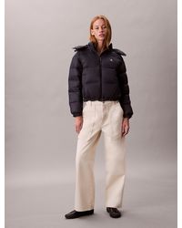 Calvin Klein - Short Down Puffer Jacket - Lyst