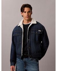 Calvin Klein - Jeans 90S Sherpa Denim Jacket - Lyst