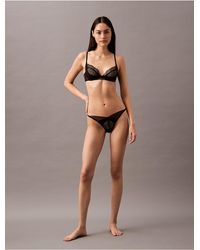 Calvin Klein - Plunge Bra - Lyst