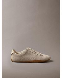 Calvin Klein - Suede Hybrid Ballet Trainers - Lyst
