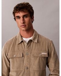 Calvin Klein - Jeans Relaxed Corduroy Shirt Jacket - Lyst