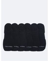 Calvin Klein - Basic 6-Pack Liner Socks - Lyst