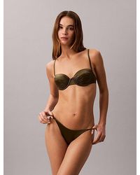 Calvin Klein - Balconette Bikini Top Ck Shine - Lyst
