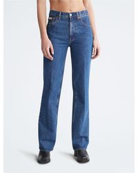 Calvin Klein Original Bootcut Fit Jeans in Blue | Lyst