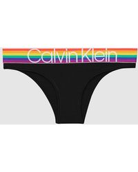 Calvin Klein Tanga - Negro